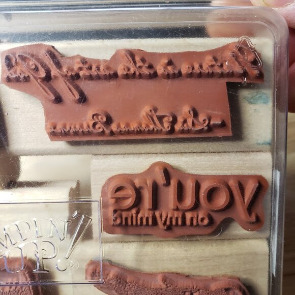 Stampin’ Up! Song Birds Set of 4 + Bonus Stamp Wood-Mounted Rubber, Birds - Picture 8 of 9